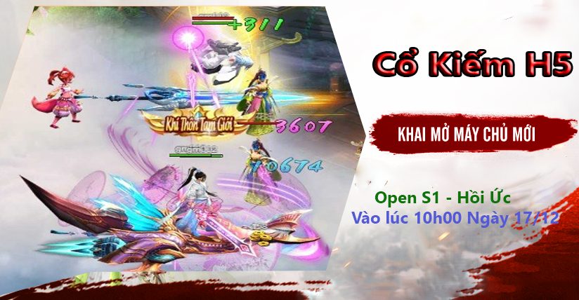 Máy chủ mới: Chung Linh 10:00 ngày 23/10